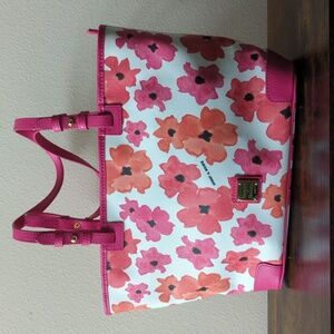 Dooney & Bourke pink floral handbag